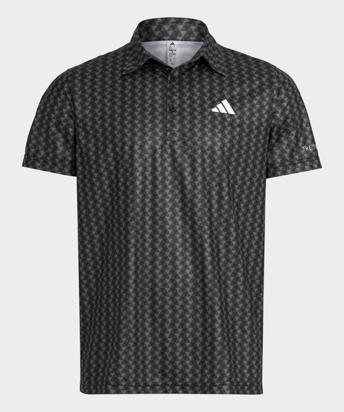 Adidas Golf — Giometric print полупрозрачная футболка с коротким рукавом (унисекс)