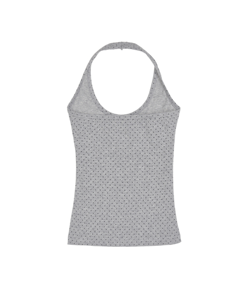 NICK&NICOLE(ニックアンドニコール)の「DOT HALTER NECK SLEEVELESS TOP_MELANGE(Tシャツ/カットソー・レディース・その他・FREE)」の2枚目の写真