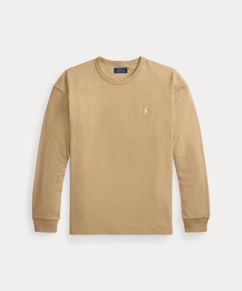 POLO RALPH LAUREN（ポロ ラルフ ローレン）の「リラックス フィット ジャージー ロングスリーブ Tシャツ（Tシャツ/カットソー・メンズ・ブラウン系3・XS/XL/S/M/L）」の7枚目の写真