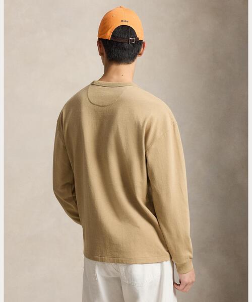 POLO RALPH LAUREN（ポロ ラルフ ローレン）の「リラックス フィット ジャージー ロングスリーブ Tシャツ（Tシャツ/カットソー・メンズ・ブラウン系3・XS/XL/S/M/L）」の5枚目の写真