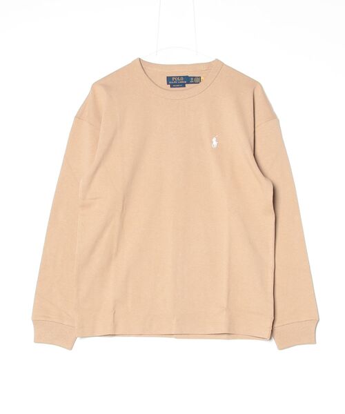 POLO RALPH LAUREN（ポロ ラルフ ローレン）の「リラックス フィット ジャージー ロングスリーブ Tシャツ（Tシャツ/カットソー・メンズ・ブラウン系3・XS/XL/S/M/L）」の3枚目の写真