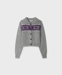 Kijun（キジュン）の「Kijun / Nordic Knit Cardigan / 254WTPCDM01OT,254WTPCDM01MG（カーディガン/ボレロ）」