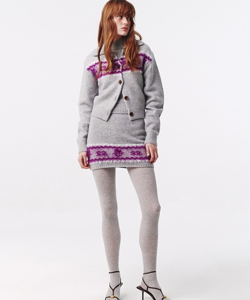 Kijun(キジュン)の「Kijun / Nordic Knit Cardigan / 254WTPCDM01OT,254WTPCDM01MGKijun / Nordic Knit Cardigan / 254WTPCDM01OT,254WTPCDM01MG 秋服 冬服(カーディガン/ボレロ・レディース・ミックスグレー・S)」の4枚目の写真