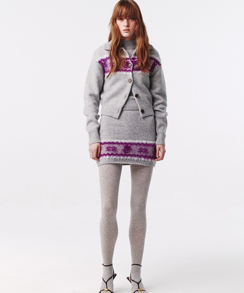 Kijun(キジュン)の「Kijun / Nordic Knit Cardigan / 254WTPCDM01OT,254WTPCDM01MGKijun / Nordic Knit Cardigan / 254WTPCDM01OT,254WTPCDM01MG 秋服 冬服(カーディガン/ボレロ・レディース・ミックスグレー・S)」の5枚目の写真