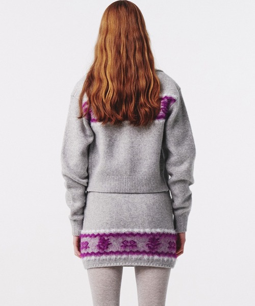 Kijun(キジュン)の「Kijun / Nordic Knit Cardigan / 254WTPCDM01OT,254WTPCDM01MGKijun / Nordic Knit Cardigan / 254WTPCDM01OT,254WTPCDM01MG 秋服 冬服(カーディガン/ボレロ・レディース・ミックスグレー・S)」の9枚目の写真