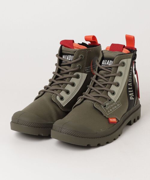 PALLADIUM（パラディウム）の「PAMPA HI DARE ZIP パンパ ハイ デア ジップ スニーカー（スニーカー・メンズ・ベージュ/ブラック/オフホワイト/カーキ・22.5cm/23.5cm/23cm/24.5cm/24cm/25.5cm/25cm/26.5cm/26cm/27.5cm/27cm/28cm/29cm）」の12枚目の写真