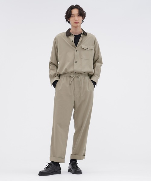 MARGARET HOWELL(マーガレットハウエル)の「TEXTURED COTTON PIQUE(シャツ/ブラウス・メンズ・ベージュ・LARGE/MEDIUM/SMALL)」の2枚目の写真