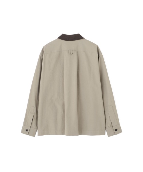 MARGARET HOWELL(マーガレットハウエル)の「TEXTURED COTTON PIQUE(シャツ/ブラウス・メンズ・ベージュ・LARGE/MEDIUM/SMALL)」の5枚目の写真