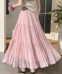 Aラインチュールスカート