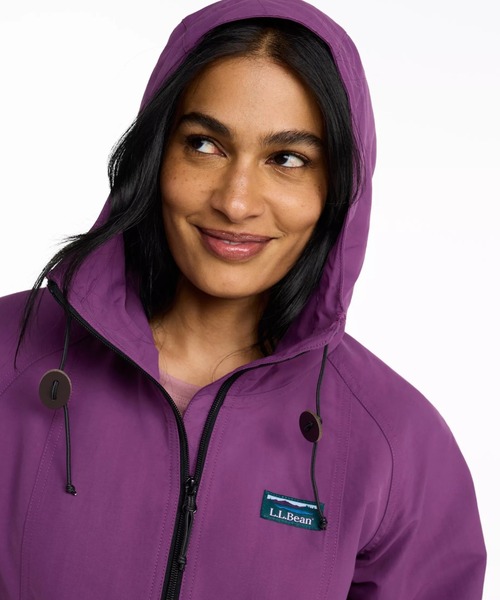 L.L.Bean（エルエルビーン）の「マウンテン・クラシック・フルジップ・ジャケット 米国フィット・プチ（マウンテンパーカー・レディース・ネイビー/ブラック・SMALL/X-SMALL/LARGE/MEDIUM）」の22枚目の写真