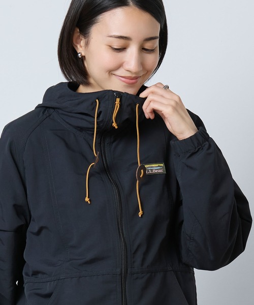 L.L.Bean（エルエルビーン）の「マウンテン・クラシック・フルジップ・ジャケット 米国フィット・プチ（マウンテンパーカー・レディース・ネイビー/ブラック・SMALL/X-SMALL/LARGE/MEDIUM）」の7枚目の写真