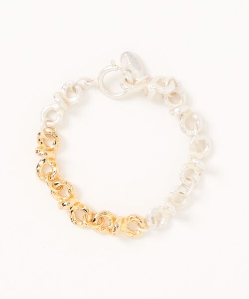 Scrap Book(スクラップブック)の「【Sea’ds mara】Knot hoop bracelet(ブレスレット・レディース・シルバー系その他・FREE)」の1枚目の写真