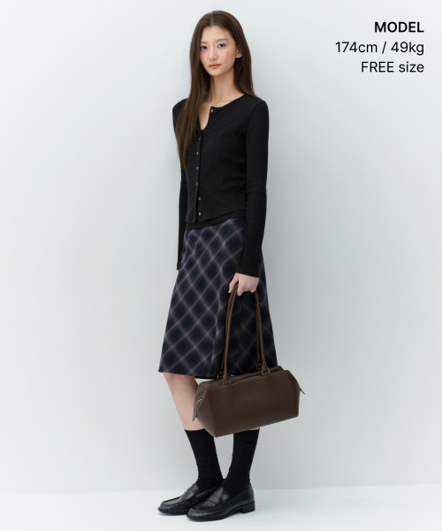 MUSINSA STANDARD WOMAN（ムシンサスタンダードウーマン）の「ウィメンズヘキサゴンダックスフントショルダーバッグ[ダークブラウン]（ショルダーバッグ・レディース・その他・F）」の2枚目の写真