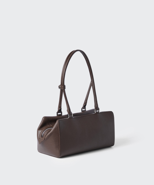 MUSINSA STANDARD WOMAN（ムシンサスタンダードウーマン）の「ウィメンズヘキサゴンダックスフントショルダーバッグ[ダークブラウン]（ショルダーバッグ・レディース・その他・F）」の4枚目の写真