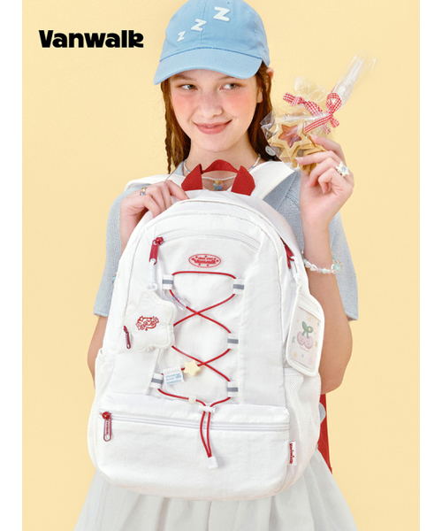 VANWALK（バンウォーク）の「Archive Backpack [White]（バックパック/リュック・レディース・ホワイト・FREE）」の2枚目の写真