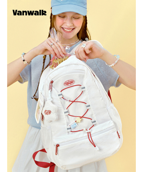 VANWALK（バンウォーク）の「Archive Backpack [White]（バックパック/リュック・レディース・ホワイト・FREE）」の3枚目の写真