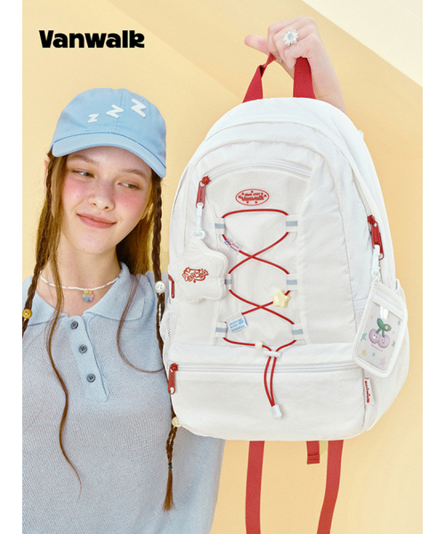 VANWALK（バンウォーク）の「Archive Backpack [White]（バックパック/リュック・レディース・ホワイト・FREE）」の5枚目の写真