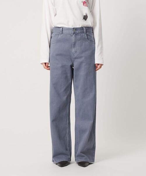 BEAUTY&YOUTH UNITED ARROWS（ビューティーアンドユースユナイテッドアローズ）の「コットンツイル フェード フレアパンツ（その他パンツ・レディース・ライトブルー・M/S/XS）」の5枚目の写真