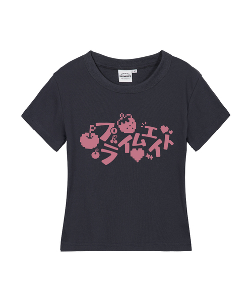 PRIMATE（プライメイト）の「PIXELPRIME レディース スリムフィット 半袖Tシャツ 6 COLORS（Tシャツ/カットソー・レディース・ホワイト/ブラック/カーキ/クリーム/ラベンダー/チャコール・SMALL/MEDIUM/LARGE）」の3枚目の写真
