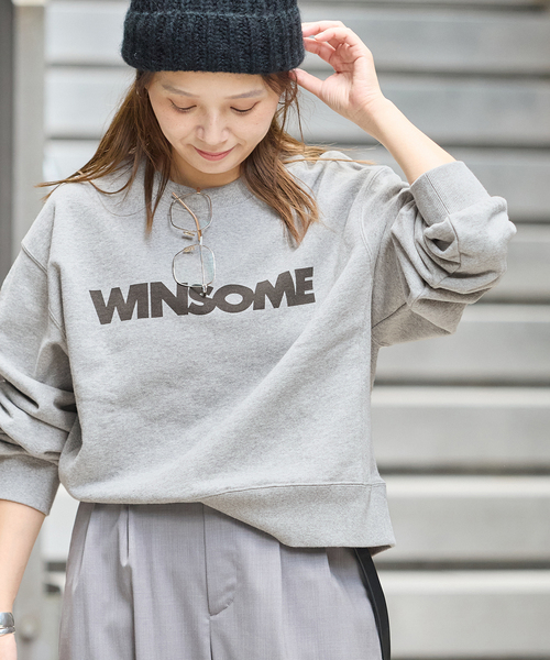 JOURNAL STANDARD(ジャーナルスタンダード)の「《新色あり/WEB限定追加》WINSOME SWEAT(スウェット・レディース・ブラウン/チャコールグレー/パープル・FREE)」の11枚目の写真