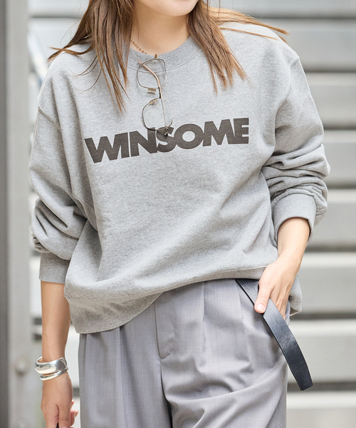 JOURNAL STANDARD(ジャーナルスタンダード)の「《新色あり/WEB限定追加》WINSOME SWEAT(スウェット・レディース・ブラウン/チャコールグレー/パープル・FREE)」の13枚目の写真