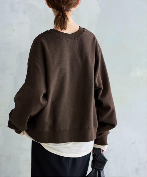 JOURNAL STANDARD(ジャーナルスタンダード)の「《新色あり/WEB限定追加》WINSOME SWEAT(スウェット・レディース・ブラウン/チャコールグレー/パープル・FREE)」の20枚目の写真