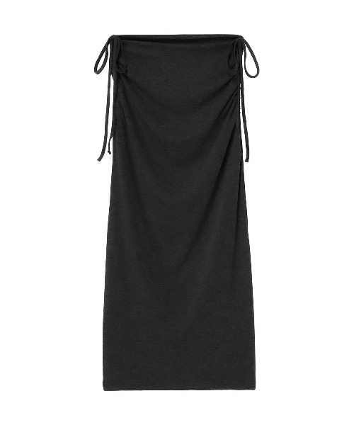 ALEXIA STAM(アリシアスタン)の「Side Drawstring Skirt /サイドスピンドルスカート(スカート・レディース・ブラウン/ブラウン系/ブラック・S/M)」の16枚目の写真