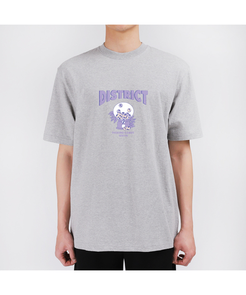 WHYN(ワイエヌ)の「キャンディピック 半袖Tシャツ F04BRD_WBX10982(Tシャツ/カットソー・メンズ・グレー系その他/ブルー/ホワイト/ブラック・S/XL/M/L)」の1枚目の写真