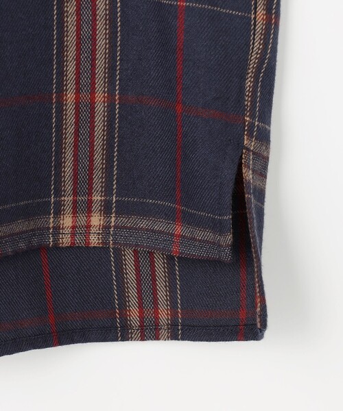 ANY(エニィ)の「フランネルチェックショートシャツ(シャツ/ブラウス・レディース・黄土色系3・X-LARGE)」の19枚目の写真