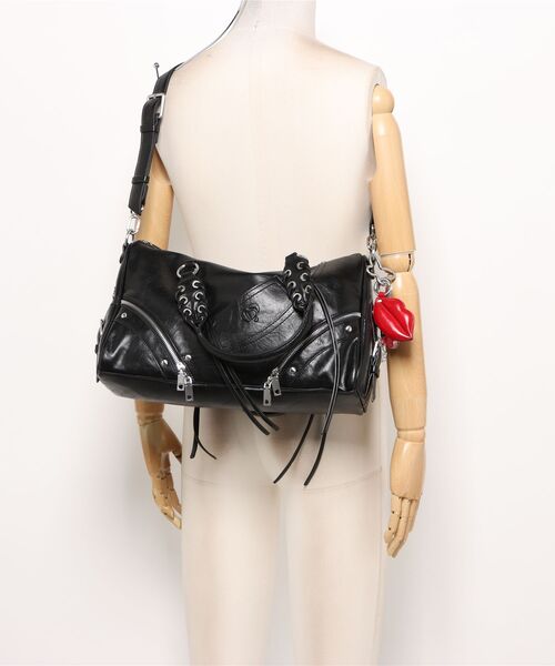 Desigual(デシグアル)の「Studded Medium Tote Bag / スタッデッドミディアムトートバッグ(ハンドバッグ・レディース・ブラック・FREE)」の9枚目の写真