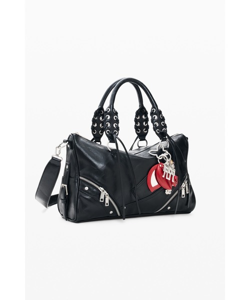 Desigual(デシグアル)の「Studded Medium Tote Bag / スタッデッドミディアムトートバッグ(ハンドバッグ・レディース・ブラック・FREE)」の1枚目の写真