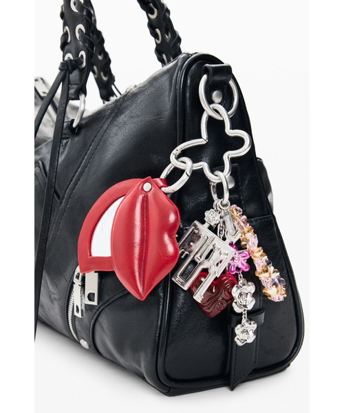 Desigual(デシグアル)の「Studded Medium Tote Bag / スタッデッドミディアムトートバッグ(ハンドバッグ・レディース・ブラック・FREE)」の4枚目の写真