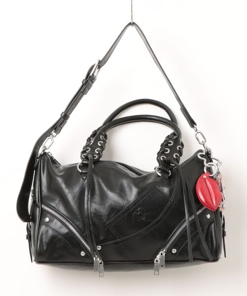 Desigual(デシグアル)の「Studded Medium Tote Bag / スタッデッドミディアムトートバッグ(ハンドバッグ・レディース・ブラック・FREE)」の5枚目の写真