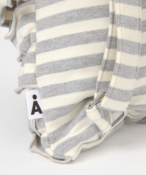 ALAND(エーランド)の「ALAND/カットフリルナップサック(バックパック/リュック・レディース・グレー/アイボリー・ONE SIZE)」の14枚目の写真