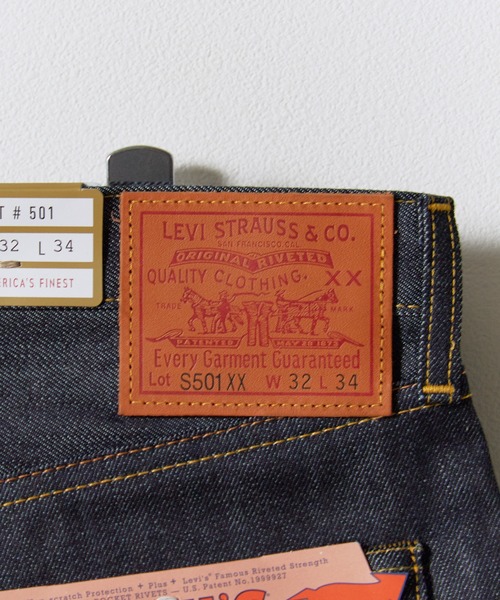LEVI'S VINTAGE CLOTHING(リーバイスビンテージクロージング)の「LEVI'S/リーバイス 1944 501 1944年モデル 復刻 ビンテージ ヴィンテージ デニムパンツ ハイウエスト メンズ レディース 2026年 秋 秋服 冬 冬服(デニムパンツ・メンズ・ブラック・38/34/32)」の3枚目の写真