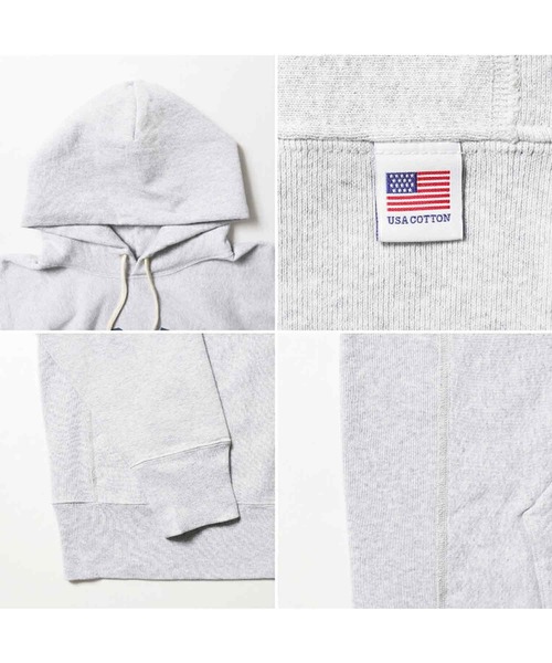 HOUSTON（ヒューストン）の「HOUSTON リバースフーディー(KINGS POINT)（パーカー・メンズ・オフホワイト/ネイビー・MEDIUM/XX-LARGE/X-LARGE）」の5枚目の写真