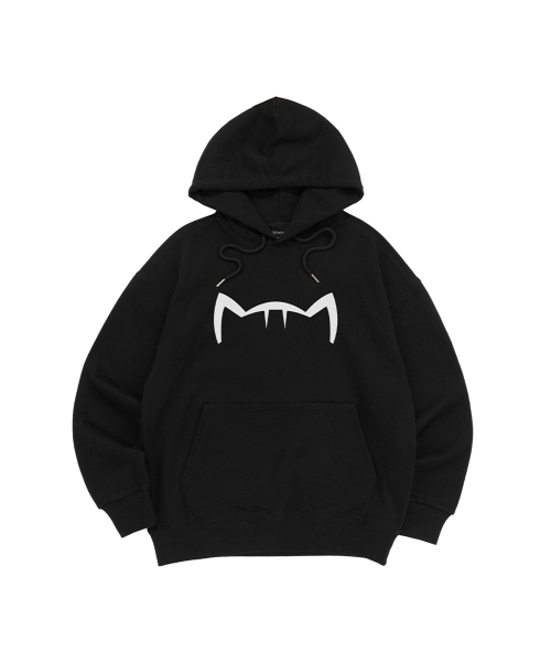 KIKIMIMI（キキミミ）の「SIGNATURE KITTY LOGO HOOD (BLACK)（パーカー・レディース・ブラック・SMALL/MEDIUM/LARGE）」の2枚目の写真