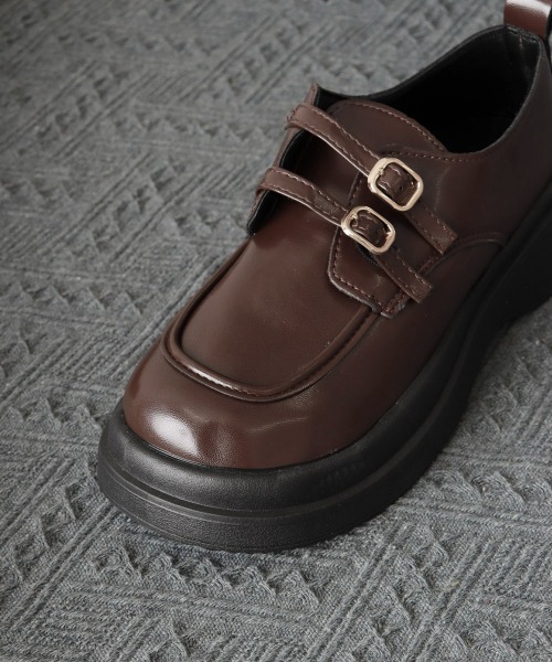 Miniministore(ミニミニストア)の「厚底ローファー メアリージェーン靴 美脚(ローファー・レディース・ブラック/ブラウン・23.5cm/23.0cm/25cm/24.5cm/24.0cm)」の22枚目の写真