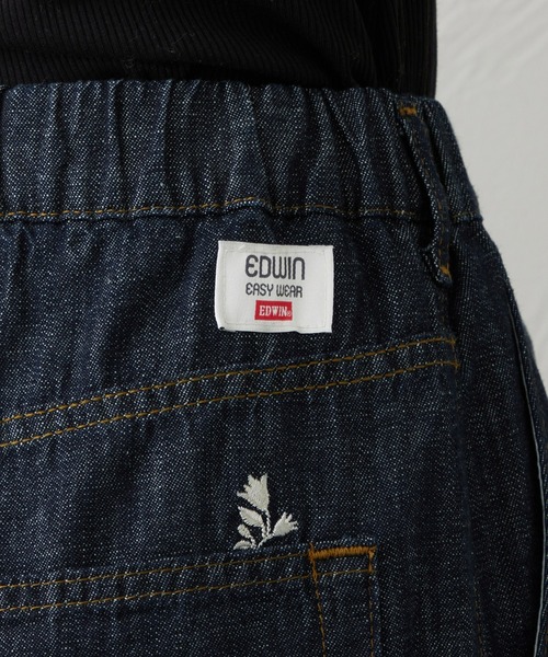 EDWIN(エドウィン)の「EDWIN LADIES リネンブレンド イージーサーカスワイドデニムパンツ(その他パンツ・レディース・ブルー系その他・MEDIUM/LARGE/X-LARGE/SMALL)」の8枚目の写真
