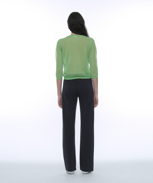 PARTIMENTO WOMEN(パルティメントウィメン)の「PWC ボタンデザインイージーパンツ_ネイビー(その他パンツ・レディース・その他・SMALL/MEDIUM/LARGE)」の4枚目の写真