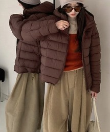フード中綿ブルゾン