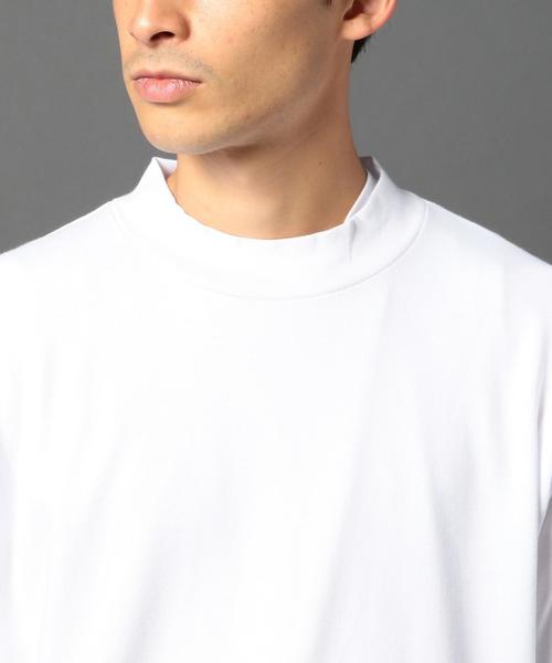 MONKEY TIME(モンキータイム)の「<monkey time> 40スムース ロング モックネックTシャツ(Tシャツ/カットソー・メンズ・ホワイト・LARGE/X-LARGE/MEDIUM/SMALL)」の5枚目の写真