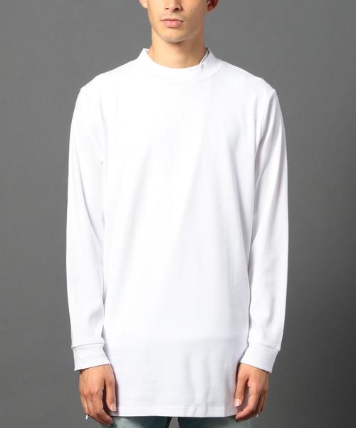 MONKEY TIME(モンキータイム)の「<monkey time> 40スムース ロング モックネックTシャツ(Tシャツ/カットソー・メンズ・ホワイト・LARGE/X-LARGE/MEDIUM/SMALL)」の8枚目の写真