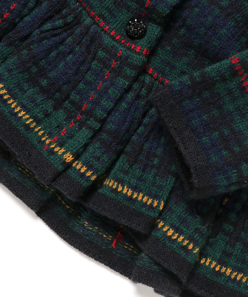 POLO RALPH LAUREN CHILDRENSWEAR(ポロ ラルフ ローレン チルドレンズウェア)の「ウール ペプラム カーディガン(カーディガン/ボレロ・キッズ・マルチ・24M/18M/6M/12M/9M)」の4枚目の写真