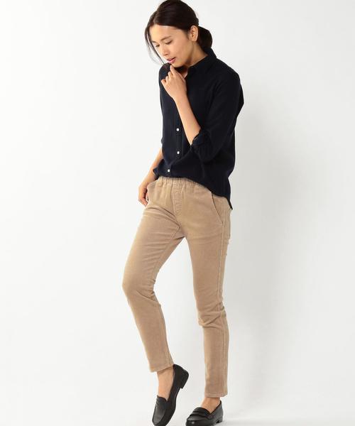 coen(コーエン)の「ストレッチコーデュロイスキニーパンツ(その他パンツ・レディース・ライトグレー/ネイビー/ベージュ・LARGE/MEDIUM/SMALL)」の9枚目の写真