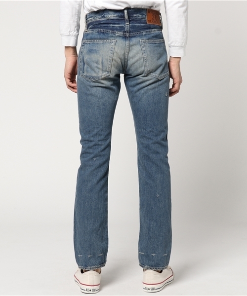 HYSTERIC GLAMOUR(ヒステリックグラマー)の「SP加工デニムリメイク スリムストレートパンツ(デニムパンツ・メンズ・インディゴブルー・34inch/32inch/36inch/30inch/31inch/29inch/28inch)」の6枚目の写真