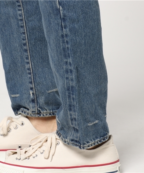 HYSTERIC GLAMOUR(ヒステリックグラマー)の「SP加工デニムリメイク スリムストレートパンツ(デニムパンツ・メンズ・インディゴブルー・34inch/32inch/36inch/30inch/31inch/29inch/28inch)」の10枚目の写真