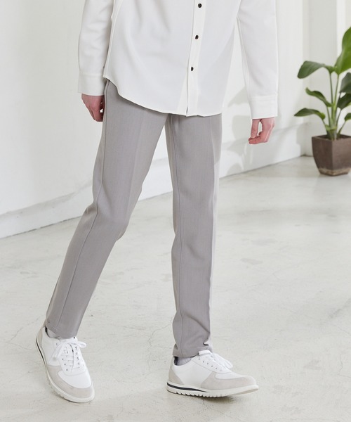 MONO-MART（モノマート）の「TRスラックス/ストレッチトラウザーズ（スラックス・メンズ・チャコールグレー/ブラック/ベージュ/インディゴブルー/ブラウン/ネイビー/オリーブ/ブルーグリーン/ライトグレー/ブラック系その他/パープル/キャメル/サックスブルー/チェック/グレー/ストライプ/ボルドー/グレー系その他/モカ/イエロー系その他/ベージュ系その他/ブルー系その他/ベージュ系その他2/ブラウン系その他2/ブラウン系その他/ベージュ系その他4/ベージュ系その他3/グリーン系その他/ブルー系その他2/ホワイト/アイボリー/ブルー・L/M/S/XL/XS）」の7枚目の写真