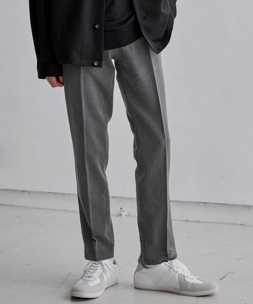 MONO-MART（モノマート）の「TRスラックス/ストレッチトラウザーズ（スラックス・メンズ・チャコールグレー/ブラック/ベージュ/インディゴブルー/ブラウン/ネイビー/オリーブ/ブルーグリーン/ライトグレー/ブラック系その他/パープル/キャメル/サックスブルー/チェック/グレー/ストライプ/ボルドー/グレー系その他/モカ/イエロー系その他/ベージュ系その他/ブルー系その他/ベージュ系その他2/ブラウン系その他2/ブラウン系その他/ベージュ系その他4/ベージュ系その他3/グリーン系その他/ブルー系その他2/ホワイト/アイボリー/ブルー・L/M/S/XL/XS）」の5枚目の写真