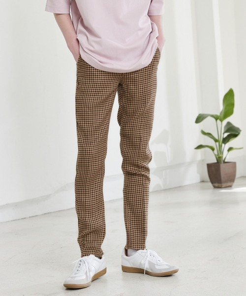 MONO-MART（モノマート）の「TRスラックス/ストレッチトラウザーズ（スラックス・メンズ・チャコールグレー/ブラック/ベージュ/インディゴブルー/ブラウン/ネイビー/オリーブ/ブルーグリーン/ライトグレー/ブラック系その他/パープル/キャメル/サックスブルー/チェック/グレー/ストライプ/ボルドー/グレー系その他/モカ/イエロー系その他/ベージュ系その他/ブルー系その他/ベージュ系その他2/ブラウン系その他2/ブラウン系その他/ベージュ系その他4/ベージュ系その他3/グリーン系その他/ブルー系その他2/ホワイト/アイボリー/ブルー・L/M/S/XL/XS）」の12枚目の写真